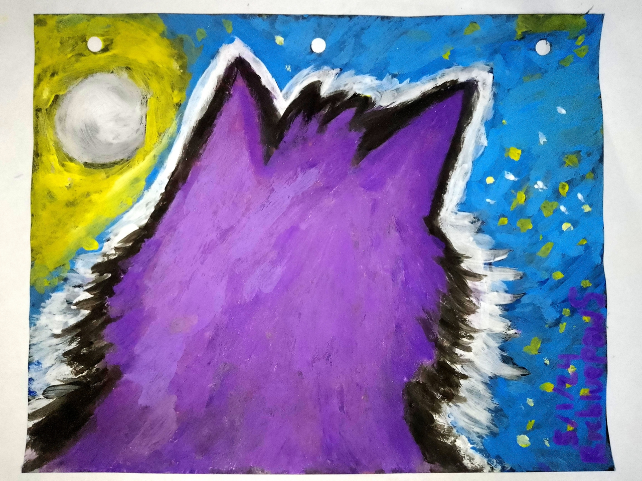 Violet wolf  / Lobo violeta