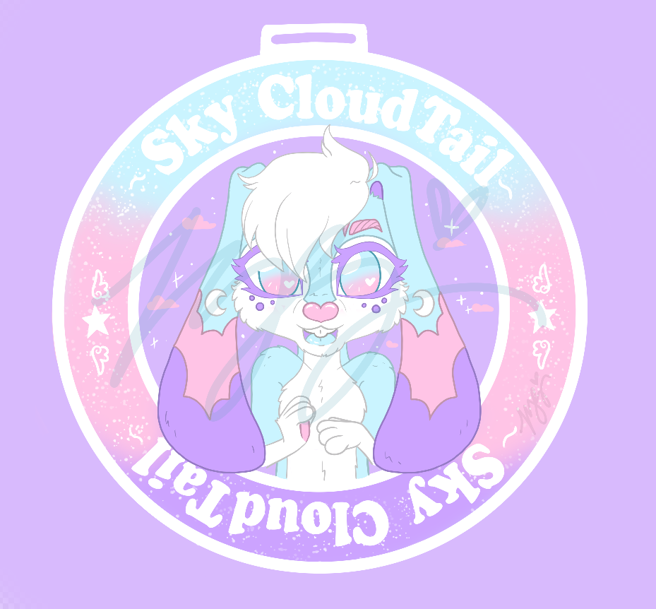 Sky Cloudtail Badge Front