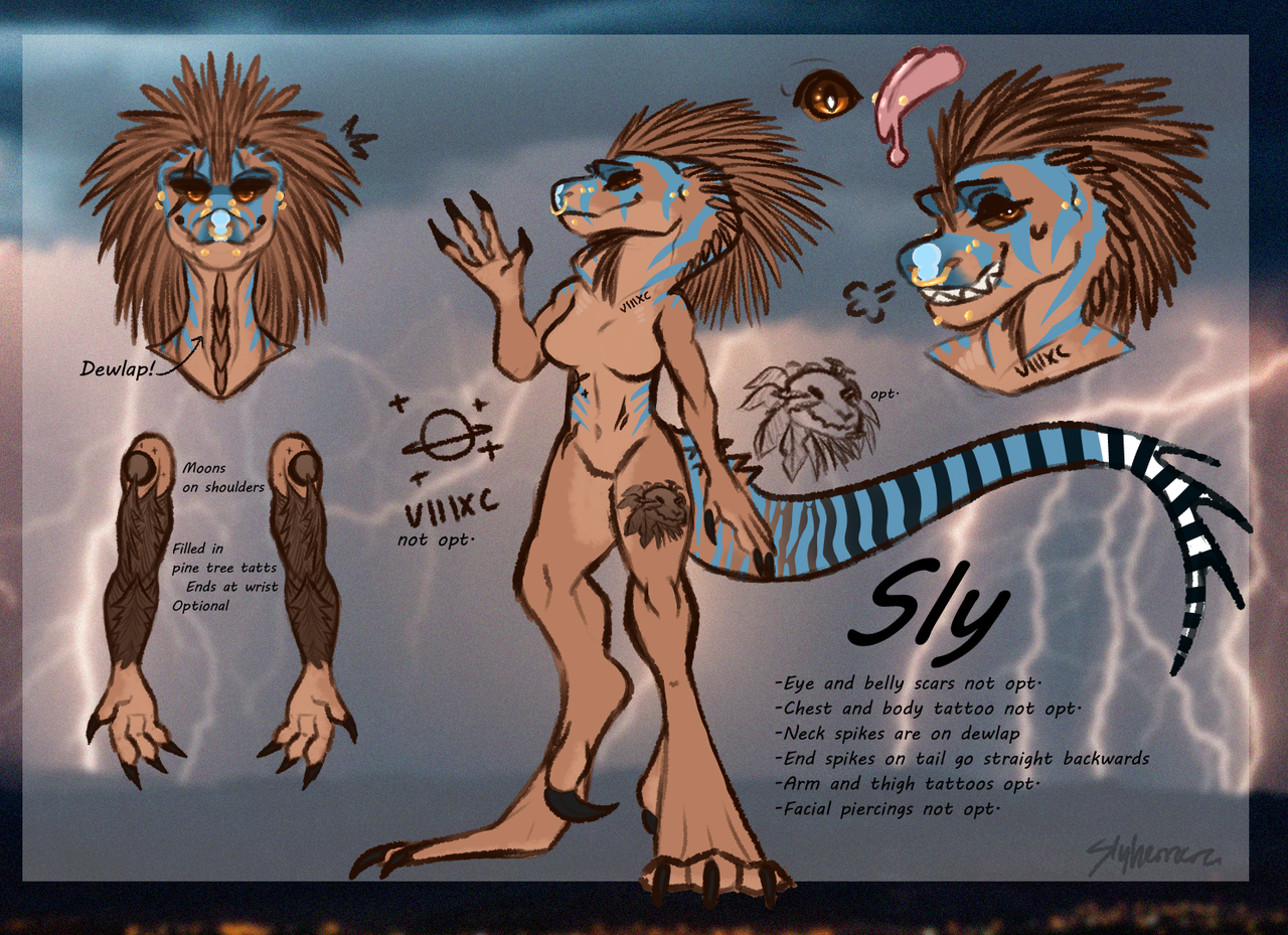 ⚡ Sly Reference Sheet⚡