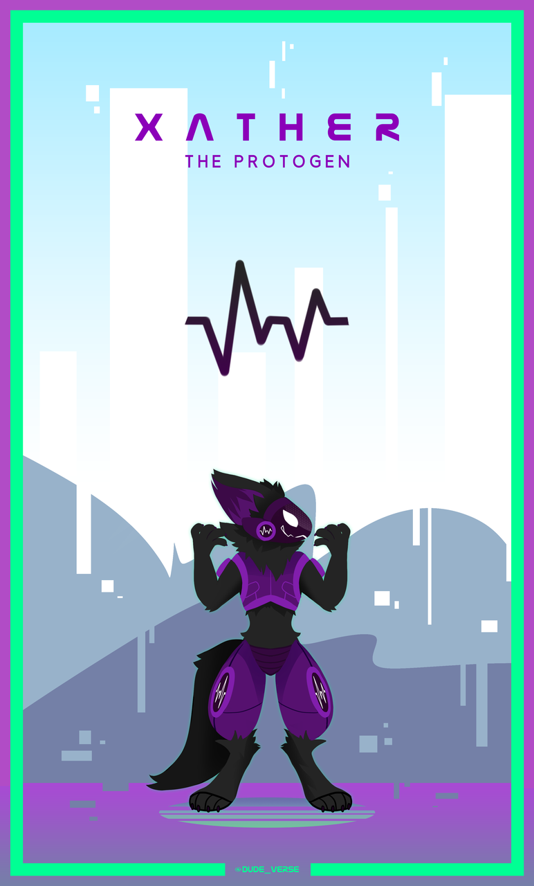 Xather the protogen poster