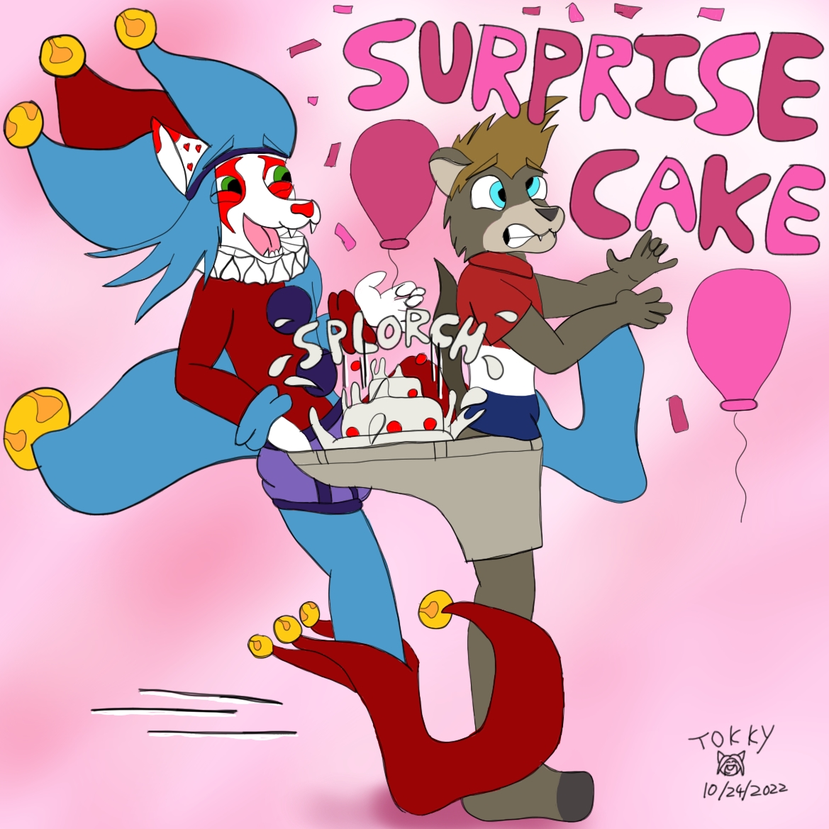 Surprise Cake!! 🤡🎂😰
