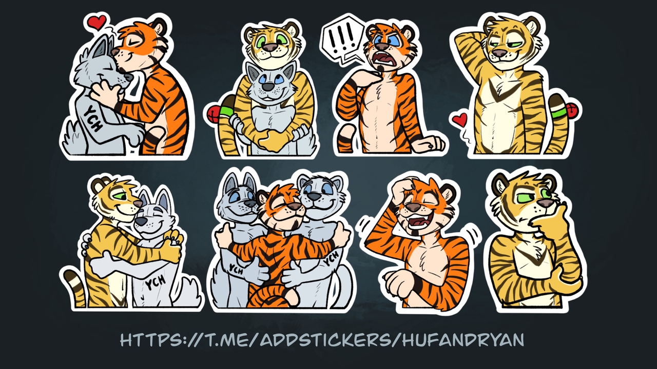 Stickers examples