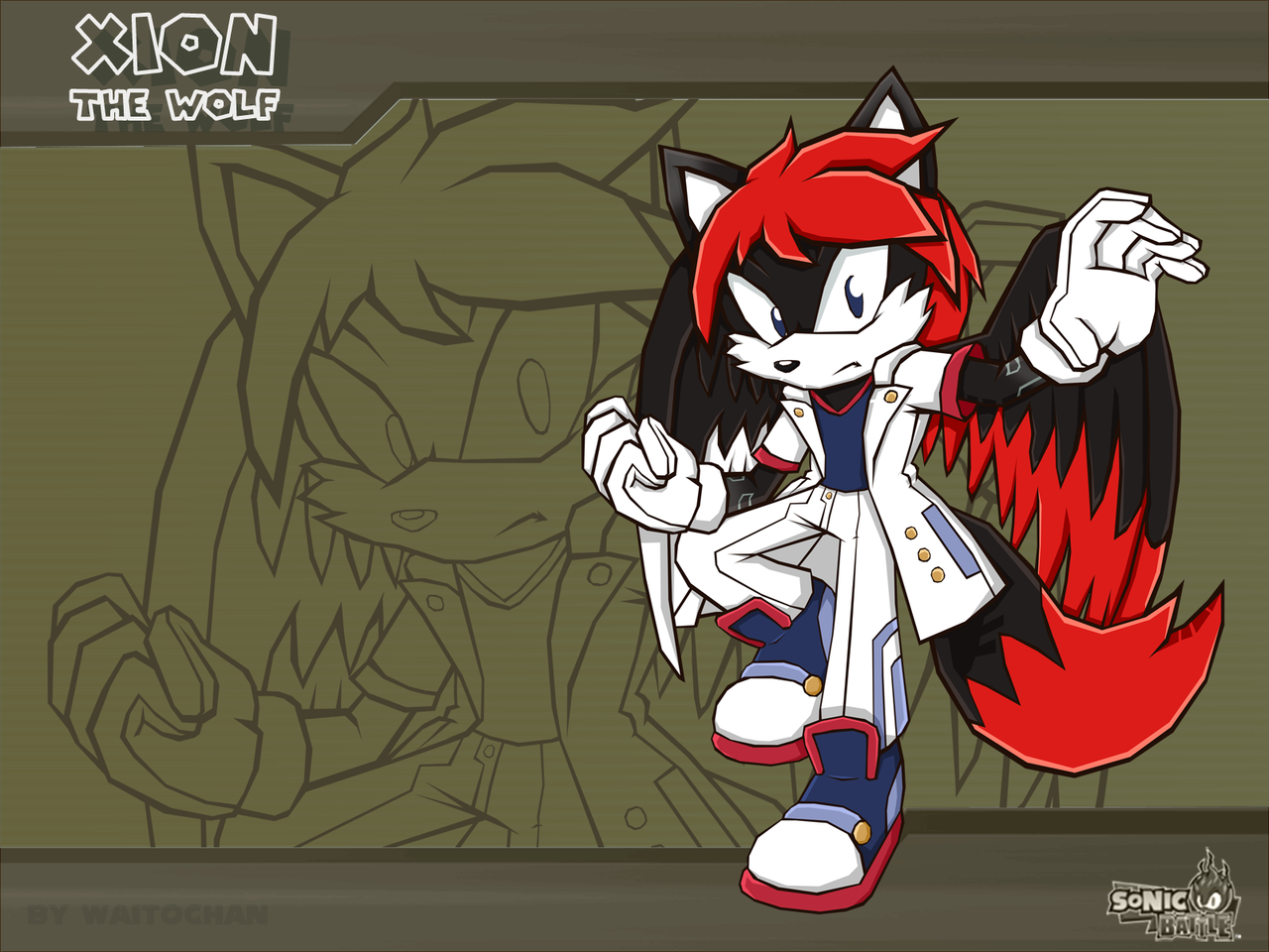 Xion The Wolf - Sonic Battle