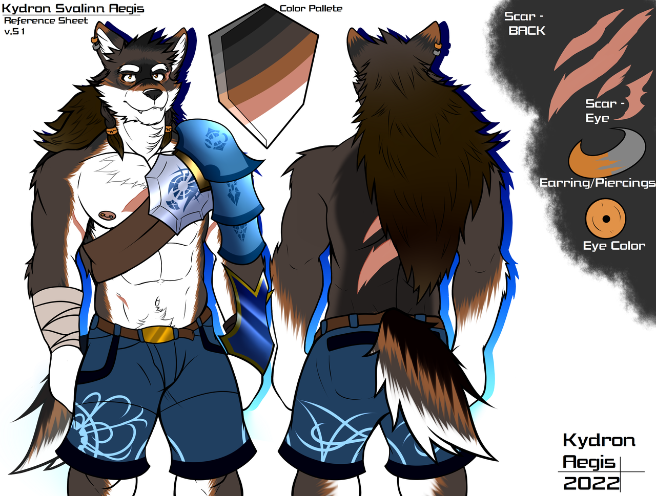 Kydron - Reference sheet (Armor ver)