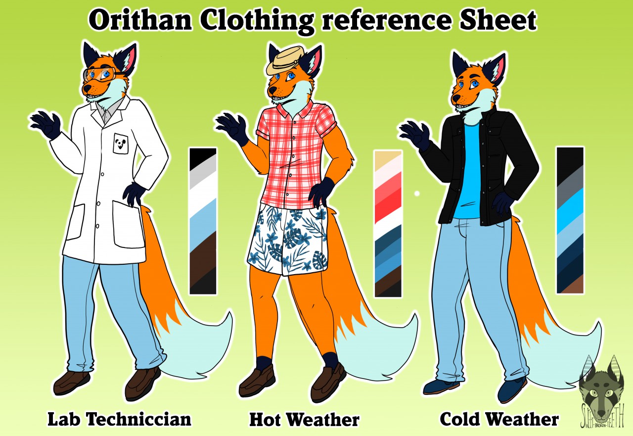 Orithan's Clothing Reference Sheet