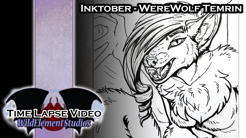 [VIDEO] Inktober 2016 - Werewolf Temrin