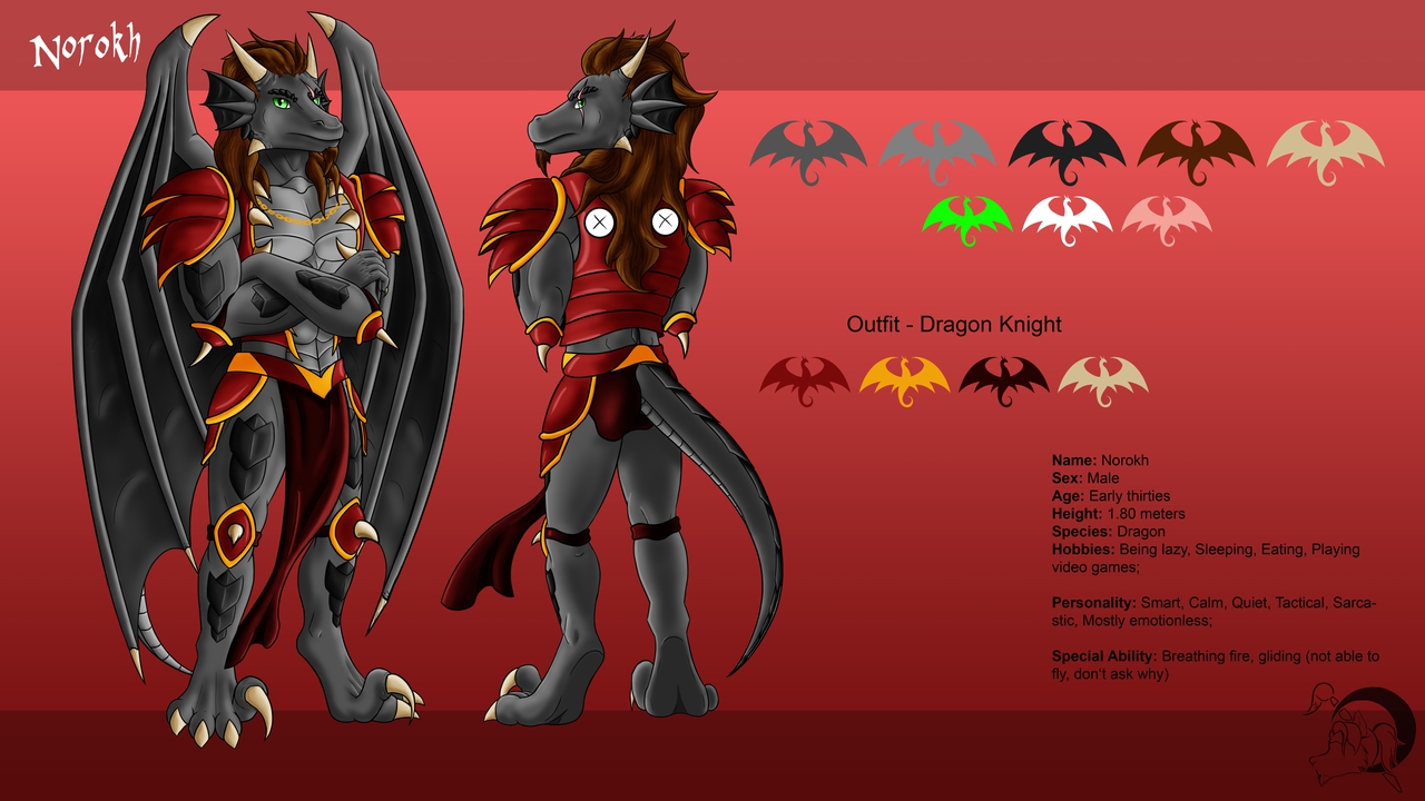 Norokh - Reference Sheet / Dragon Knight